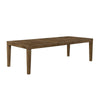 Masi Dining Table | Self Storing Extension Leaf |  Brown Wood 84-102"