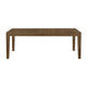 Masi Dining Table | Self Storing Extension Leaf |  Brown Wood 84-102"