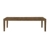 Masi Dining Table | Self Storing Extension Leaf |  Brown Wood 84-102"