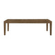 Masi Dining Table | Self Storing Extension Leaf |  Brown Wood 84-102"