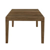 Masi Dining Table | Self Storing Extension Leaf |  Brown Wood 84-102"