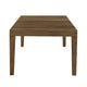 Masi Dining Table | Self Storing Extension Leaf |  Brown Wood 84-102"