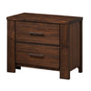 King Bedroom Set, Storage Design, Brown, 4pc w 2 Nightstands, Dresser