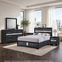 Black, Gray, Silver