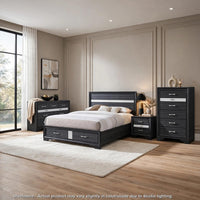 Black, Gray, Silver