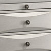 Queen Bedroom Set, Storage, Antique White Zinc, 2pc w Nightstand