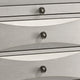 Queen Bedroom Set, Storage, Antique White Zinc, 2pc w Nightstand