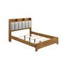 Queen Bedroom Set, Light Aspen Brown Gray, 4pc w 2 Nightstands, Dresser