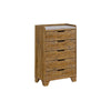 Queen Bedroom Set, Light Aspen Brown Gray, 4pc w Nightstand, Dresser