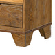 Queen Bedroom Set, Light Aspen Brown Gray, 3pc w 2 Nightstands