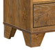 Queen Bedroom Set, Light Aspen Brown Gray, 2pc w Nightstand