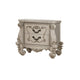 King Bedroom Set, Gray White, 4pc w 2 Nightstands, Dresser