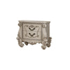 King Bedroom Set | Upholstered Design | Gray White | 3pc w 2 Nightst&s