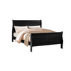 3pc King Bedroom Set, Black, 2 Nightstands