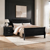 2pc King Bedroom Set, Black, Nightstand