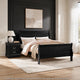 2pc King Bedroom Set, Black, Nightstand