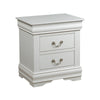 3pc King Bedroom Set, White, 2 Nightstands