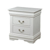 3pc King Bedroom Set, White, 2 Nightstands