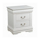 2pc King Bedroom Set, White, Nightstand