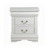 2pc King Bedroom Set, White, Nightstand