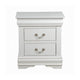 2pc King Bedroom Set, White, Nightstand