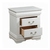 2pc King Bedroom Set, White, Nightstand