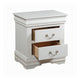 2pc King Bedroom Set, White, Nightstand