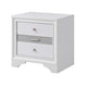 2pc King Bedroom Set, Storage White, Nightstand