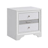2pc King Bedroom Set, Storage White, Nightstand