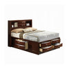 2pc King Bedroom Set, Storage Brown, Nightstand