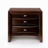 2pc King Bedroom Set, Storage Brown, Nightstand
