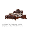 3pc Queen Bedroom Set, Brown, 2 Nightstands