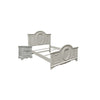 2pc Full Bedroom Set, Gray and Silver, Nightstand