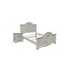 2pc Full Bedroom Set, Gray and Silver, Nightstand