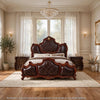 3pc King Bedroom Set | Brown | 2 Nightst&s