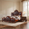 2pc King Bedroom Set, Brown, Nightstand