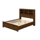 2pc Queen Bedroom Set, Storage Design, Brown, Nightstand