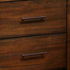 2pc Queen Bedroom Set, Storage Design, Brown, Nightstand