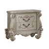 2pc King Bedroom Set | Upholstered Design | Gray & White | Nightst&