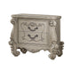 2pc King Bedroom Set | Upholstered Design | Gray & White | Nightst&