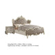 2pc King Bedroom Set | Upholstered Design | Gray & White | Nightst&