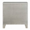 3pc King Bedroom Set | Upholstered Design | Silver | 2 Nightst&s