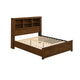 3pc Queen Bedroom Set, Storage Design, Brown, 2 Nightstands