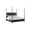 Queen Bedroom Set, Poster Design, Brown, Chrome, 2pc w Nightstand