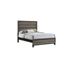 Full Bedroom Set, Gray and Black, 3 Piece Set with 2 Nightstands