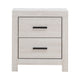 Queen Bedroom Set, Storage Design, White, 2 Piece Set with Nightstand