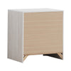 Queen Bedroom Set, Storage Design, White, 2 Piece Set with Nightstand