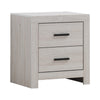 Queen Bedroom Set, White, 3 Piece Set with 2 Nightstands