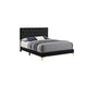 Queen Bedroom Set, Black and Gold, 3 Piece Set with 2 Nightstands