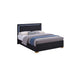 Queen Bedroom Set | Black & Gold | 2 Piece Set with Nightst&
